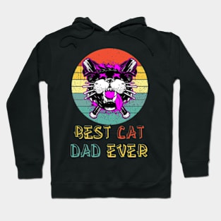 Best Cat Dad Ever Style Hoodie